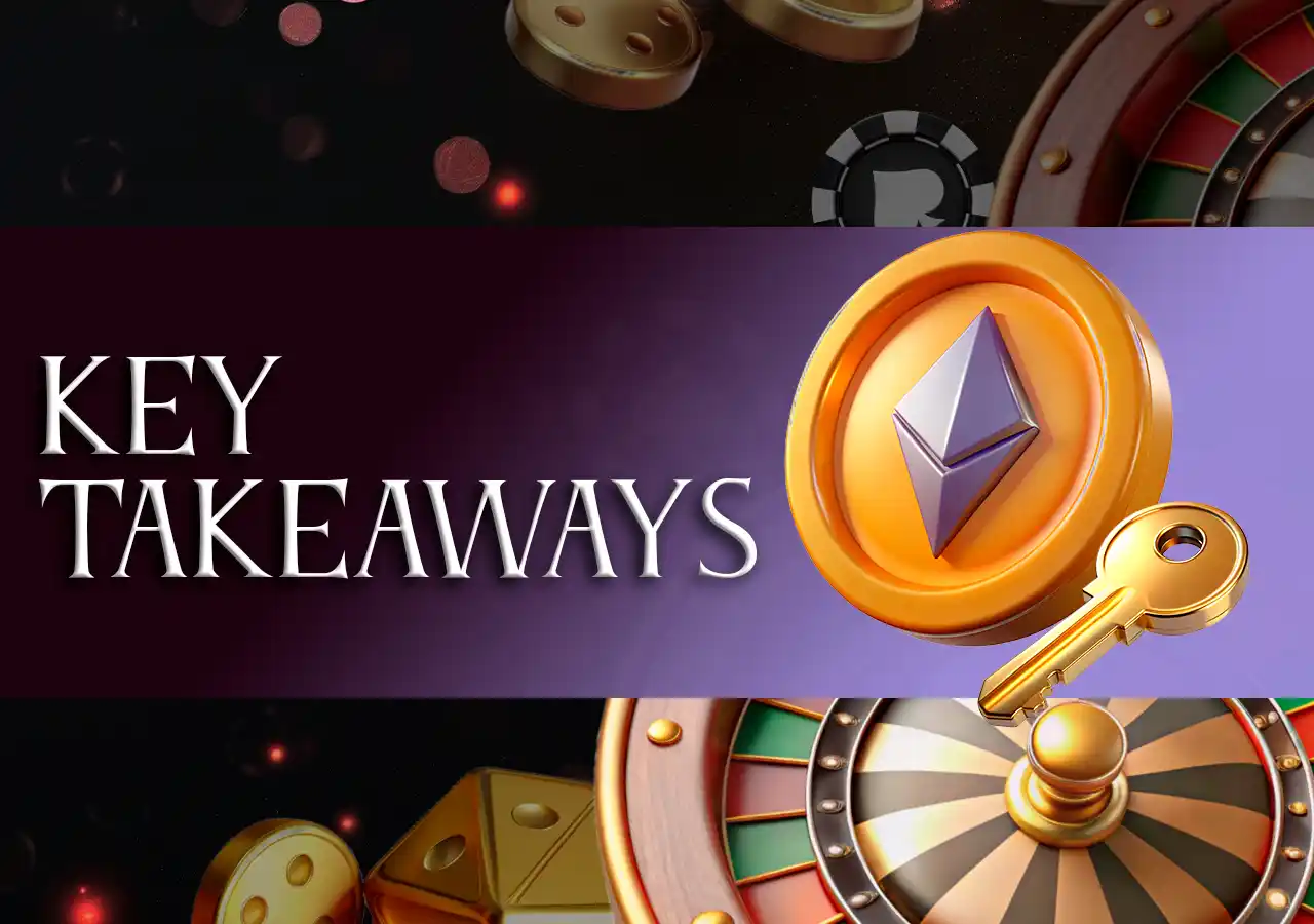 Crypto icons and a simple checklist on a neutral background