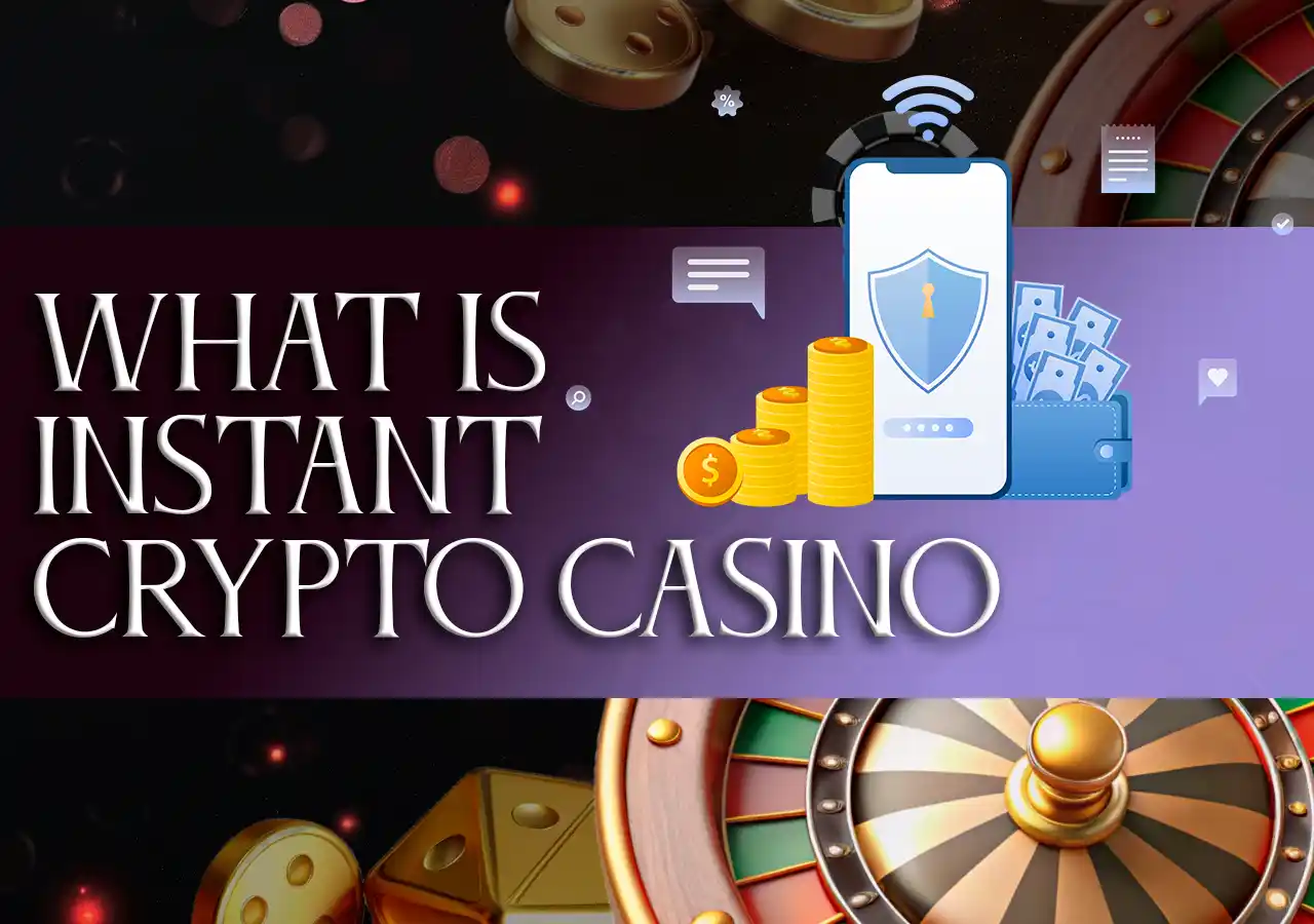 Abstract blockchain graphics and a crypto wallet icon